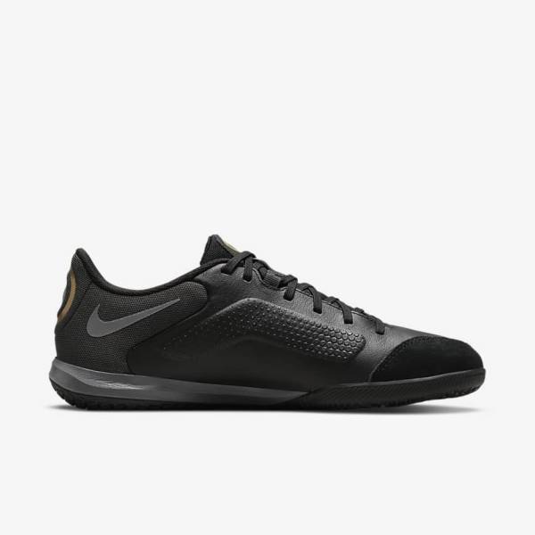 Nike Tiempo Legend 9 Academy IC Indoor-Court Kopačky Damske Čierne Tmavo Siva Metal Zlate Čierne | NK042RXB