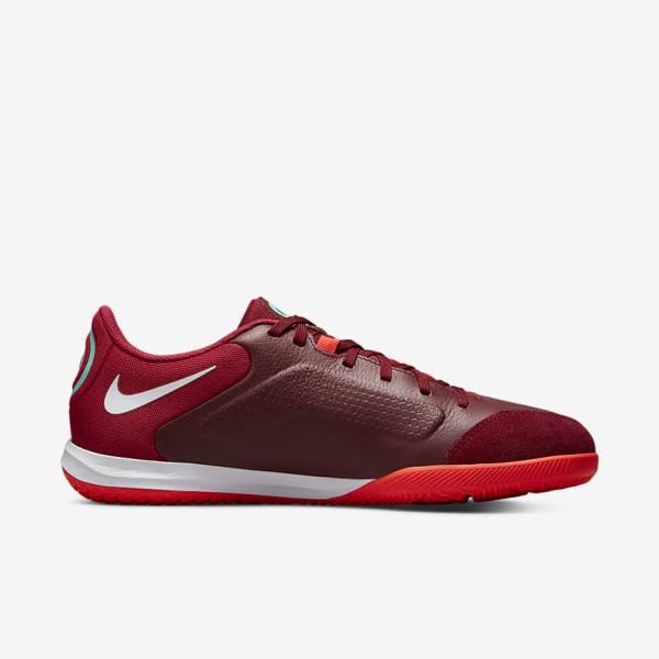 Nike Tiempo Legend 9 Academy IC Indoor-Court Kopačky Damske Červené Svetlo Červené Biele | NK760FDE