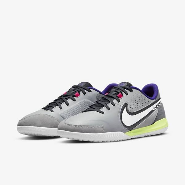 Nike Tiempo Legend 9 Academy IC Indoor-Court Kopačky Damske Svetlo Siva Biele | NK897LWF