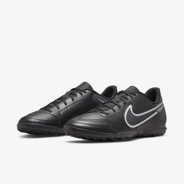 Nike Tiempo Legend 9 Club TF Turf Kopačky Damske Čierne Tmavo Siva | NK743POA