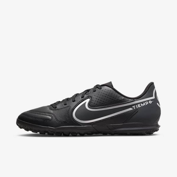 Nike Tiempo Legend 9 Club TF Turf Kopačky Damske Čierne Tmavo Siva | NK743POA