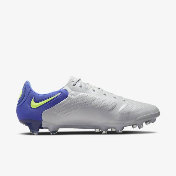 Nike Tiempo Legend 9 Elite FG Firm-Ground Kopačky Damske Siva Modre | NK103TLF