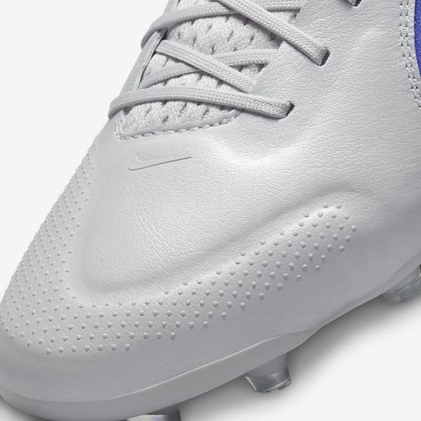 Nike Tiempo Legend 9 Elite FG Firm-Ground Kopačky Damske Siva Modre | NK103TLF