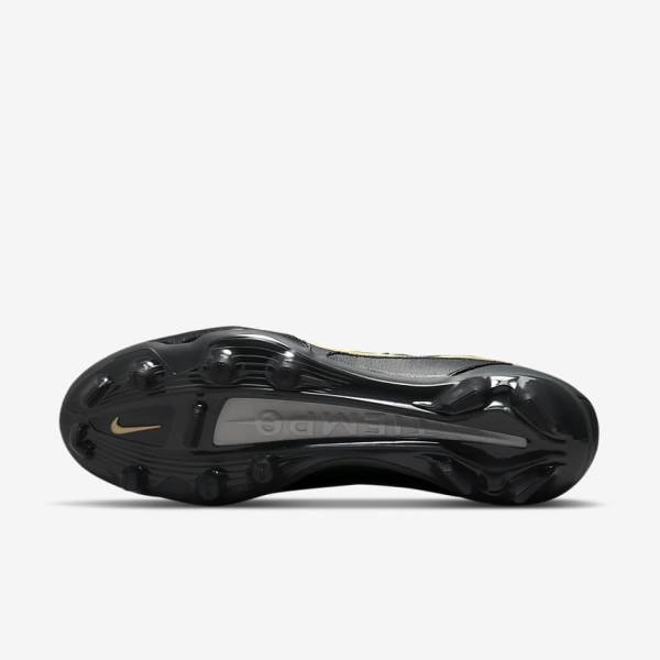 Nike Tiempo Legend 9 Pro FG Firm-Ground Kopačky Damske Čierne Tmavo Siva Metal Zlate Metal Tmavo Siva | NK076XER