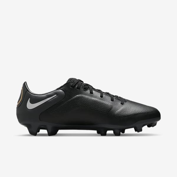 Nike Tiempo Legend 9 Pro FG Firm-Ground Kopačky Damske Čierne Tmavo Siva Metal Zlate Metal Tmavo Siva | NK076XER