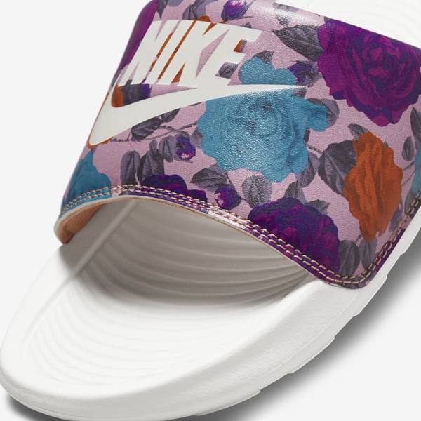 Nike Victori One Print Slapky Damske Ruzove Ruzove Žlté | NK615LRS