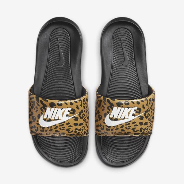 Nike Victori One Print Slapky Damske Čierne Biele | NK718QRT