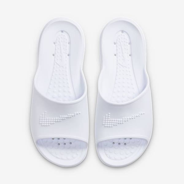 Nike Victori One Shower Slapky Damske Biele | NK329ZSN