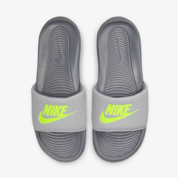 Nike Victori One Slapky Panske Siva | NK924JMN