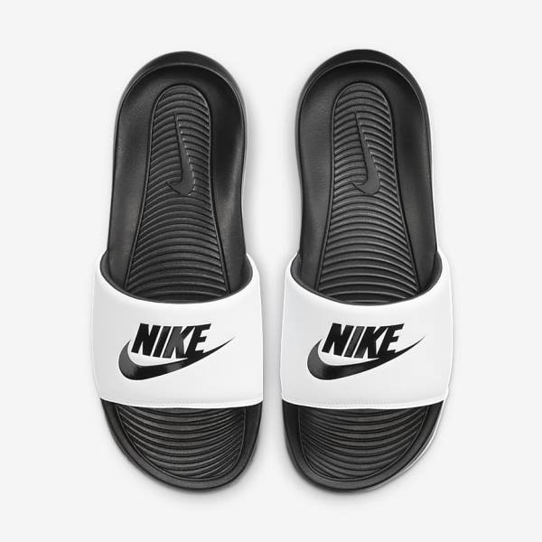 Nike Victori One Slapky Panske Čierne Biele | NK923BQS