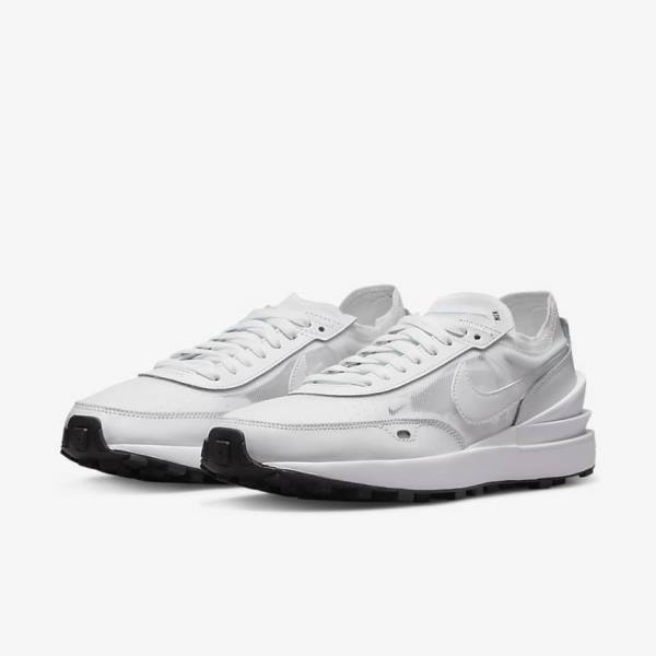 Nike Waffle One Tenisky Damske Biele Čierne Biele | NK163GLU