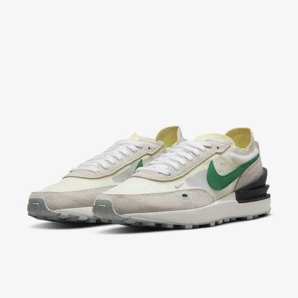 Nike Waffle One Tenisky Panske Biele Čierne | NK540CXF