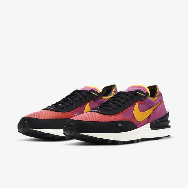 Nike Waffle One Tenisky Panske Fuchsie Čierne Zlate | NK764VEC