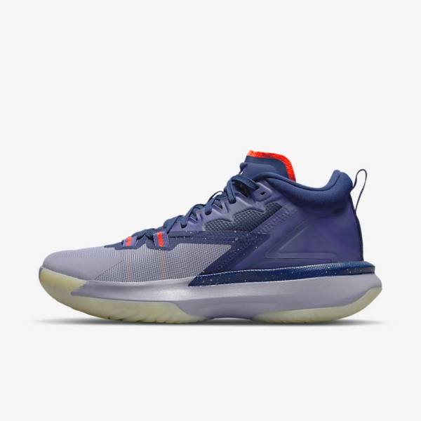 Nike Zion 1 ZNA Jordan Tenisky Panske Modre Nachový Indigo Svetlo Červené | NK021GBX