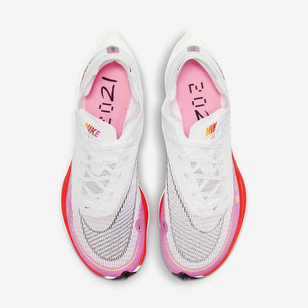 Nike ZoomX Vaporfly Next% 2 Cestne Zavodne Bežecké Tenisky Damske Biele Čierne Čierne | NK052AVD