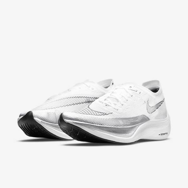 Nike ZoomX Vaporfly Next% 2 Cestne Zavodne Bežecké Tenisky Panske Čierne Metal Zlate Biele | NK324JNX