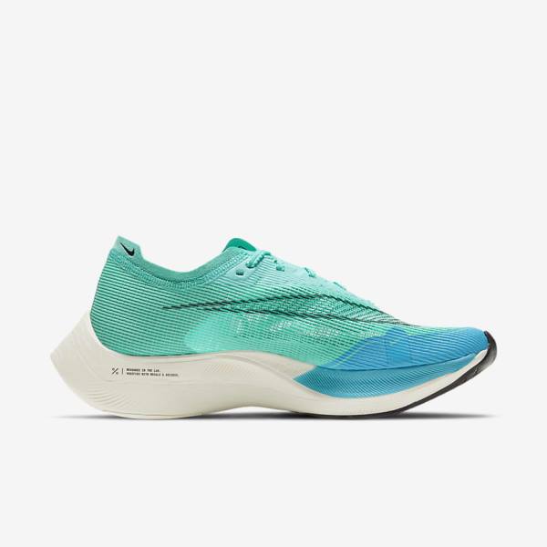 Nike ZoomX Vaporfly Next% 2 Cestne Zavodne Bežecké Tenisky Damske Biele Metal Strieborne Čierne | NK437JQV