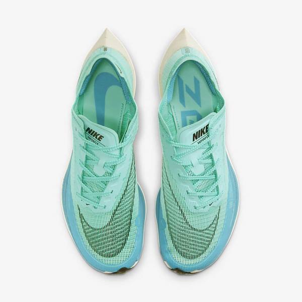 Nike ZoomX Vaporfly Next% 2 Cestne Zavodne Bežecké Tenisky Panske Biele Metal Strieborne Čierne | NK743TQN