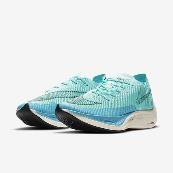 Nike ZoomX Vaporfly Next% 2 Cestne Zavodne Bežecké Tenisky Panske Biele Metal Strieborne Čierne | NK743TQN