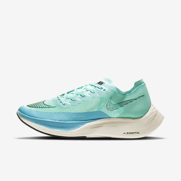 Nike ZoomX Vaporfly Next% 2 Cestne Zavodne Bežecké Tenisky Panske Biele Metal Strieborne Čierne | NK743TQN