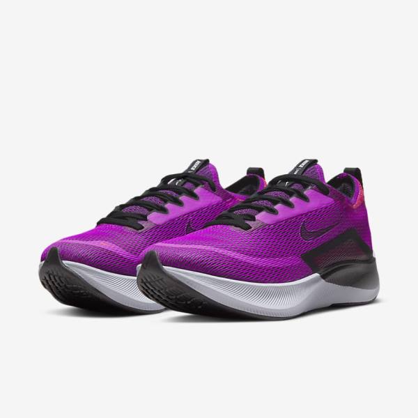 Nike Zoom Fly 4 Cestne Bežecké Tenisky Damske Biele Zelene Platina | NK853UVL