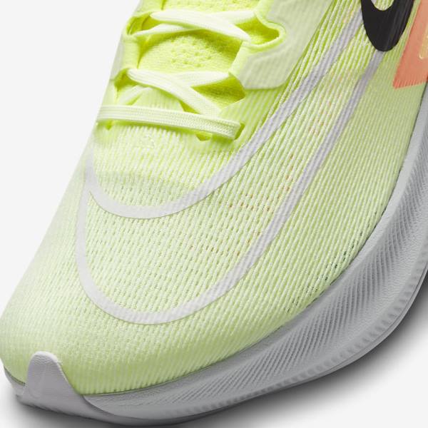 Nike Zoom Fly 4 Cestne Bežecké Tenisky Panske Čierne Tmavo Siva Modre Biele | NK902PZG