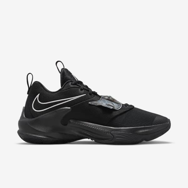 Nike Zoom Freak 3 Basketbalove Tenisky Damske Čierne Siva Ruzove Metal Strieborne | NK160ZMF