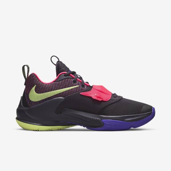 Nike Zoom Freak 3 Basketbalove Tenisky Panske Nachový Ruzove Nachový Svetlo Citrón | NK679EZU