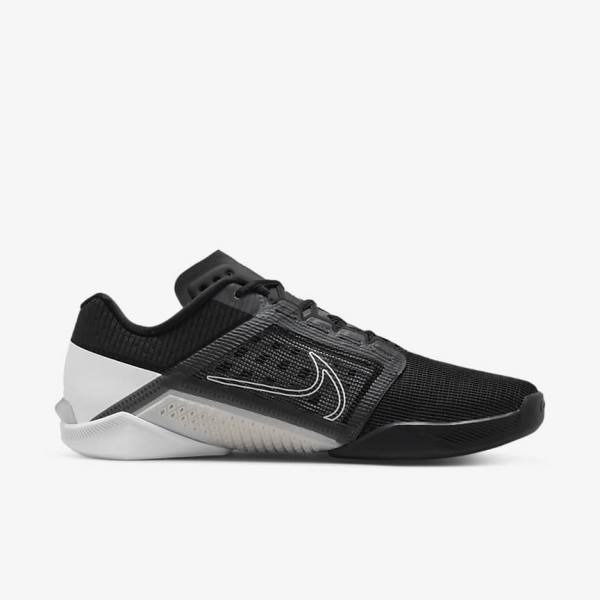 Nike Zoom Metcon Turbo 2 Botasky Panske Čierne Biele Tmavo Siva Metal Siva | NK896TBY