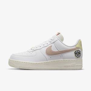 Nike Air Force 1 07 SE Tenisky Damske Biele Modre Ruzove | NK841ZRT