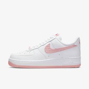 Nike Air Force 1 07 Tenisky Damske Biele Červené | NK328NPR