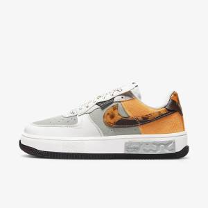 Nike Air Force 1 Fontanka Tenisky Damske Hnede Svetlo Béžové Žlté | NK631GSA