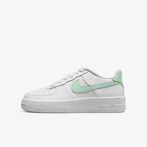 Nike Air Force 1 Older Tenisky Detske Biele Mätové | NK901XJF