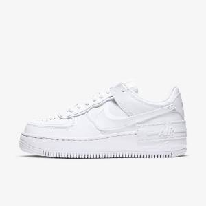 Nike Air Force 1 Shadow Tenisky Damske Biele | NK605TPW