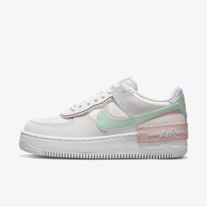 Nike Air Force 1 Shadow Tenisky Damske Biele Mätové Siva | NK650JQM