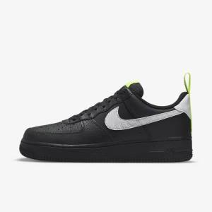 Nike Air Force 1 Tenisky Panske Čierne Strieborne Biele | NK172VRK