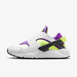 Nike Air Huarache Tenisky Damske Biele Čierne Žlté | NK926CTR