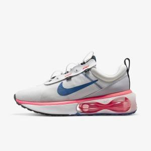 Nike Air Max 2021 Tenisky Panske Biele Červené Čierne Modre | NK718KFC