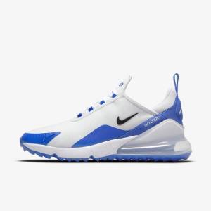 Nike Air Max 270 G Golfove Topanky Panske Biele Modre Platina Čierne | NK507ILQ