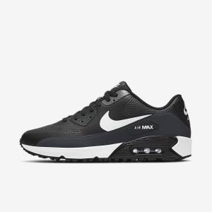 Nike Air Max 90 G Golfove Topanky Panske Čierne Tmavo Siva Biele | NK083ZRL