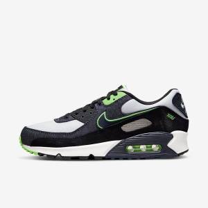 Nike Air Max 90 SE Tenisky Panske Čierne Zelene Biele Obsidian | NK635DQH