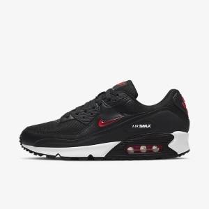 Nike Air Max 90 Tenisky Panske Čierne Biele Červené | NK673BSM