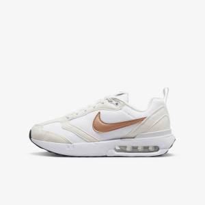 Nike Air Max Dawn Older Tenisky Detske Biele Metal Červené Hnede | NK315MLA