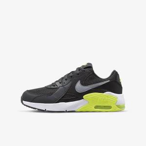 Nike Air Max Excee Older Tenisky Detske Tmavo Siva Čierne Siva | NK391CST