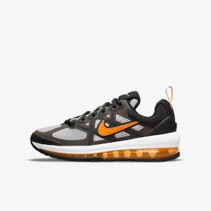 Nike Air Max Genome Older Tenisky Detske Čierne Siva Biele Oranžové | NK546NHJ