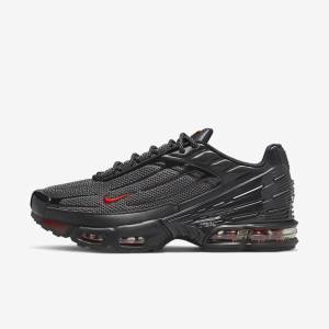 Nike Air Max Plus 3 Tenisky Panske Čierne Strieborne Červené | NK975EXN