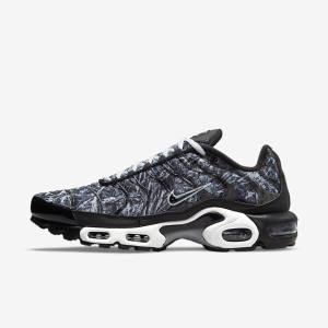 Nike Air Max Plus Tenisky Panske Čierne Biele Tmavo Siva Čierne | NK460DFE