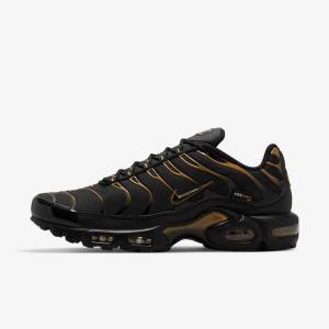 Nike Air Max Plus Tenisky Panske Čierne Hnede Zlate | NK809EFN