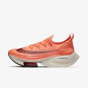 Nike Air Zoom Alphafly NEXT% Flyknit Cestne Zavodne Bežecké Tenisky Panske Nachový Červené Čierne Čierne | NK352HGC