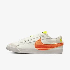 Nike Blazer Low 77 Jumbo Tenisky Damske Zelene Oranžové | NK436GSQ